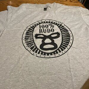 100% Rudo Wrestling Lucha Libre T-Shirt XL